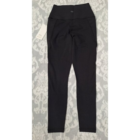 NWT Bootyful Athleisure Yoga Workout Leggings Black/Size XS - Picture 3 of 5